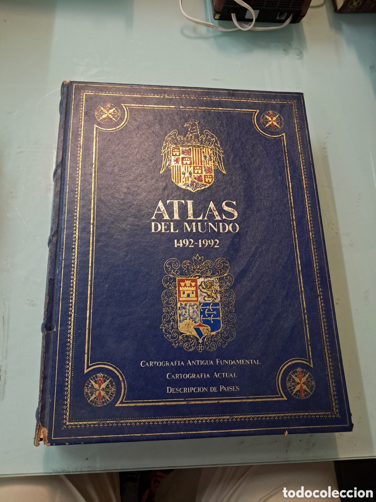 Libros: Atlas del mundo 1492-1992, Cartograf&iacute;a, Club internacional del libro