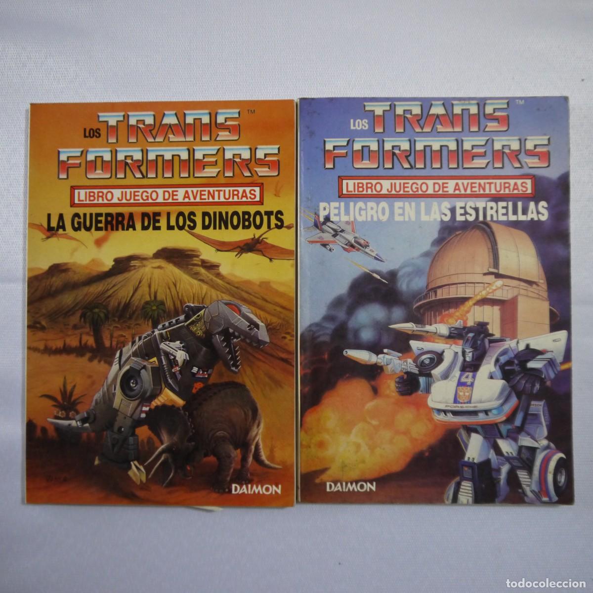 Libros: LOTE DE 2 LIBRO-JUEGO DE AVENTURAS LOS TRANSFORMERS N&Uacute;MEROS 1 Y 2 - DAIMON - 1987