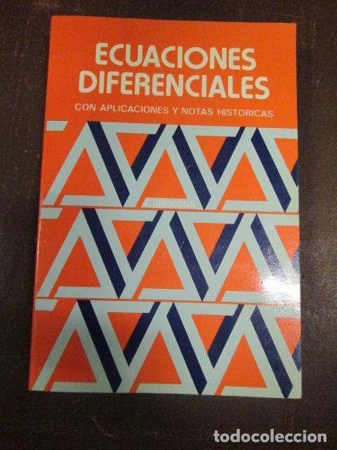 Libros: ECUACIONES DIFERENCIALES - George F. Simmons