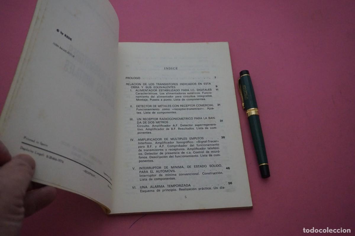 Libros: AMF-33D/ PRACTICA ELECTRONICA SIMPLIFICADA Y EXPERIMENTAL - CON 3 TRANSISTORES, MULTIPLES MONTAJES - Foto 3