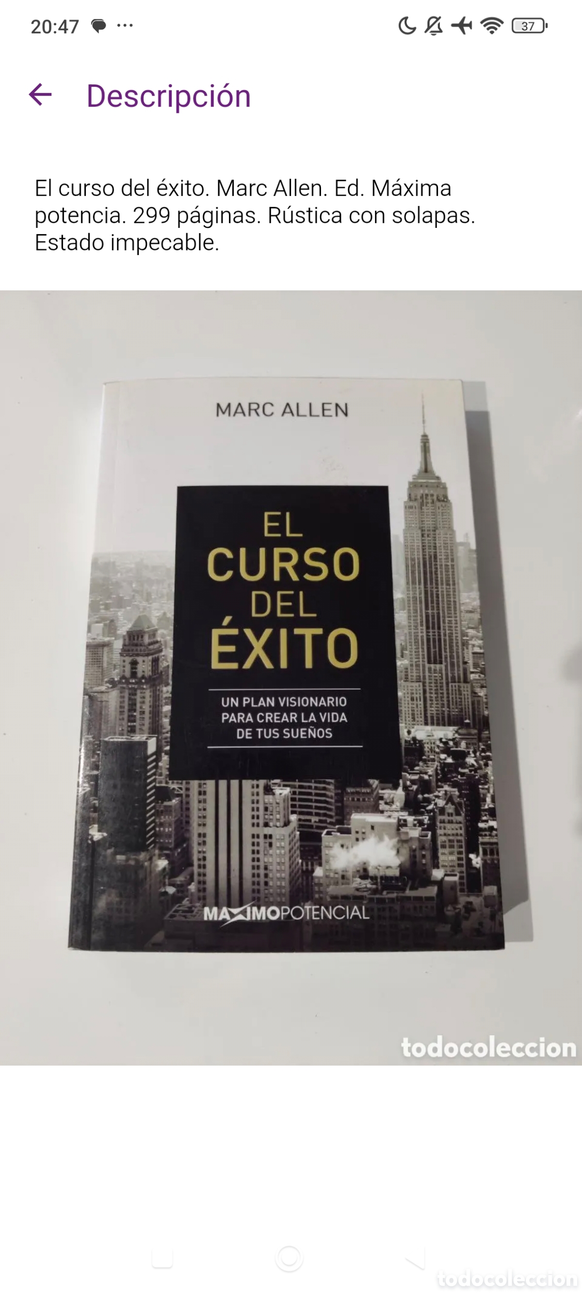 Libros: El curso del &eacute;xito - M. Allen