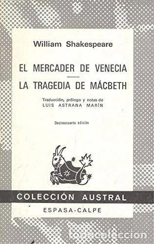 Livros em segunda m&atilde;o: El mercader de Venecia y La tragedia de Macbeth- 9788423901098