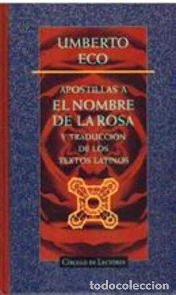 Livres: Apostillas a El nombre de la rosa- 9788422664468
