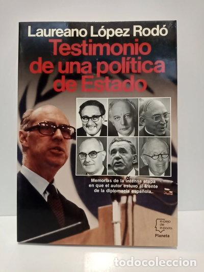 Libros: Testimonio de una pol&iacute;tica de Estado- 9788432075414
