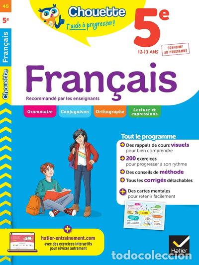 books: Fran&ccedil;ais 5e: Cahier de r&eacute;vision et d'entra&icirc;nement- 9782401085022