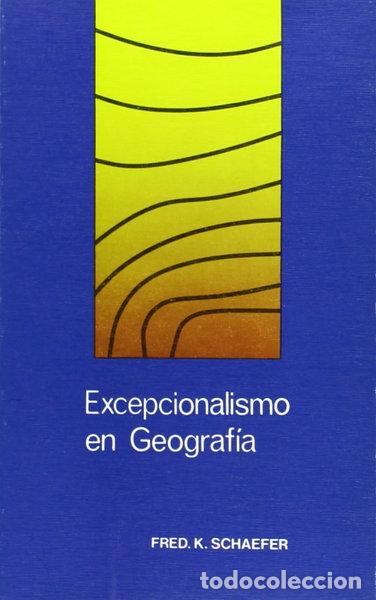 Libros: Excepcionalismo en geograf&iacute;a- 9788460062356