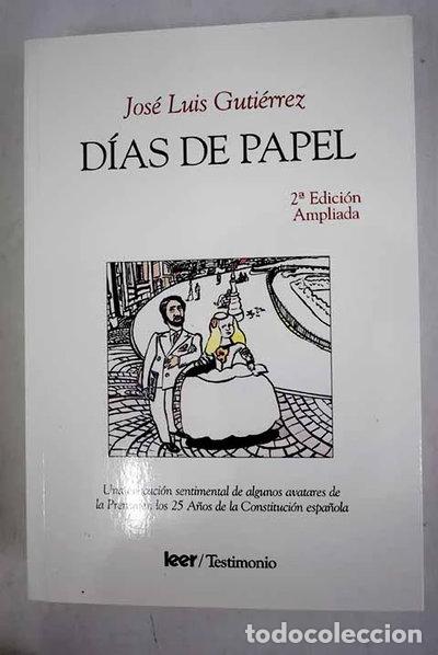 Livros em segunda m&atilde;o: D&iacute;as de papel- 9788493350949