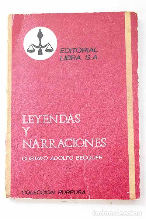 Libros: Leyendas y narraciones.- B&eacute;cquer, Gustavo Adolfo - Foto 1