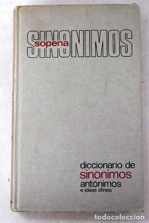 Libros: Diccionario de sin&oacute;nimos, ant&oacute;nimos e ideas afines.- Santamar&iacute;a, Andr&eacute;s