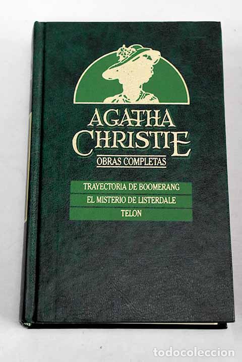 Libros: Trayectoria de boomerang ; El misterio de Listerdale ; Tel&oacute;n.- Christie, Agatha