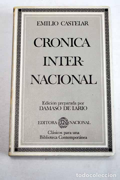 Libros: Cr&oacute;nica internacional.- Castelar, Emilio