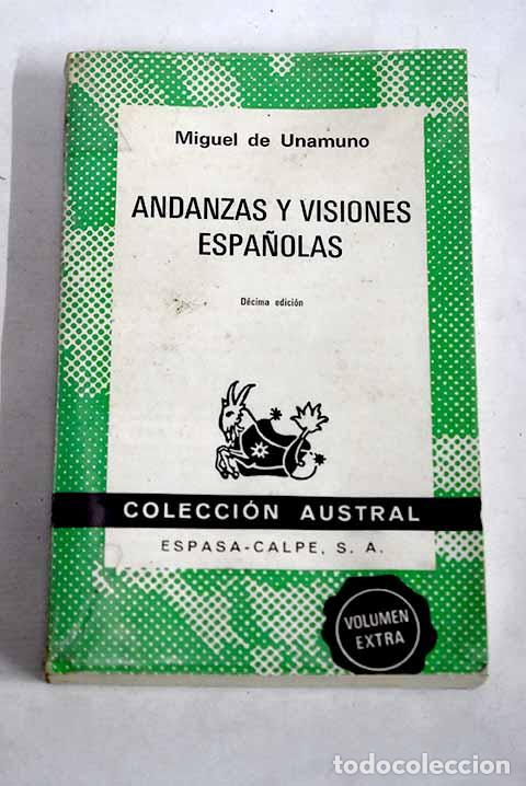 B&uuml;cher: Andanzas y visiones espa&ntilde;olas.- Unamuno, Miguel de