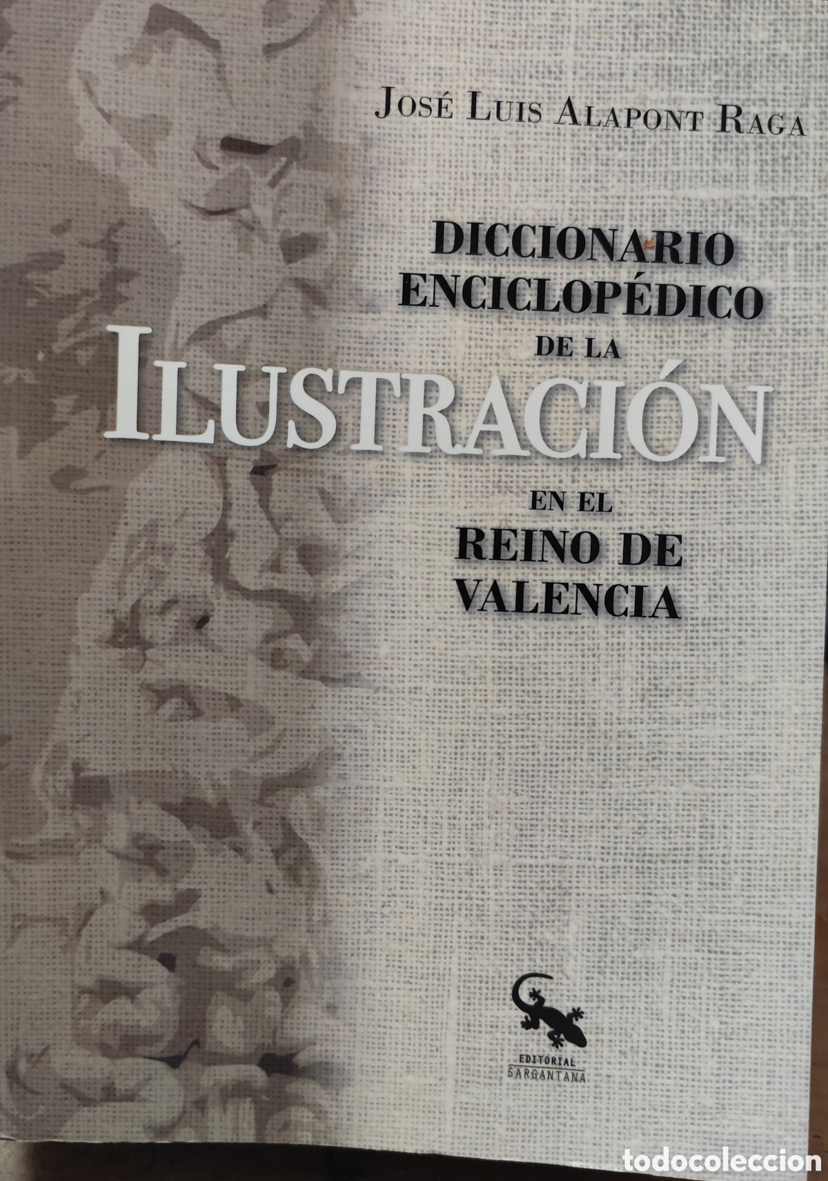 books: DICCIONARIO ENCICLOPEDICO DE LA ILUSTRACION EN EL REINO DE VALENCIA. - LAPONT RAGA,Jos&eacute; Luis