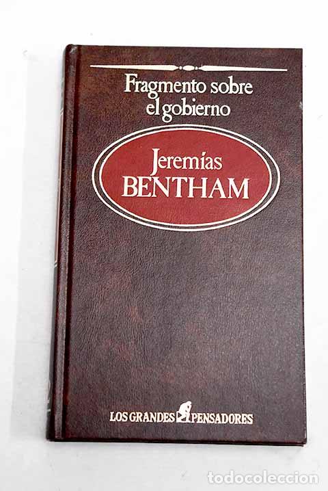 B&uuml;cher: Fragmento sobre el gobierno.- Bentham, Jeremy