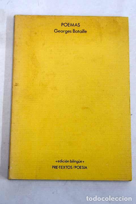 Libros: Poemas: Bataille, George.- Bataille, George