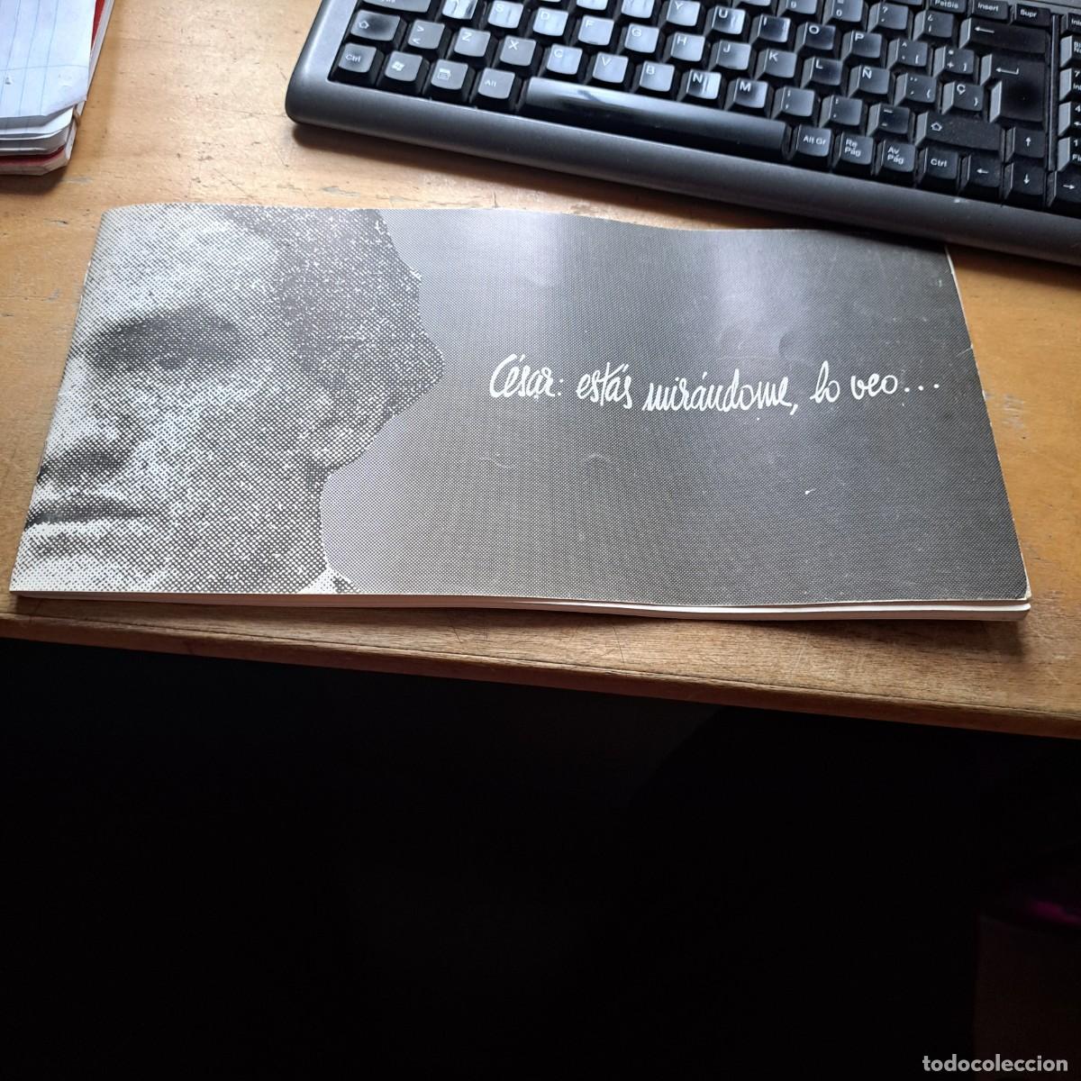 Libros: C&eacute;sar: est&aacute;s mir&aacute;ndome, lo veo&hellip; Homenaje internacional a C&eacute;sar Vallejo. 1938-1988. (Cat&aacute;logo de expo