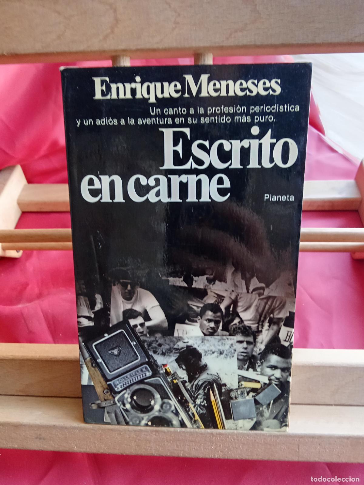 Libros: Escrito en carne. Enrique Meneses L.28105-843