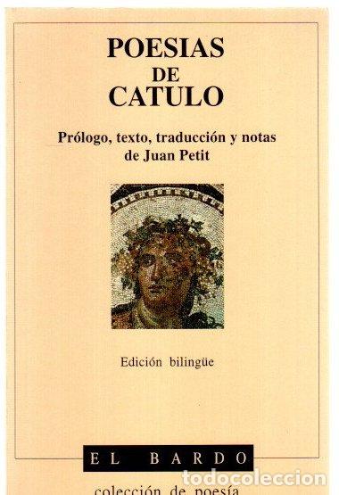 Libros: Poes&iacute;as de C&aacute;tulo - NO CONSTA AUTOR
