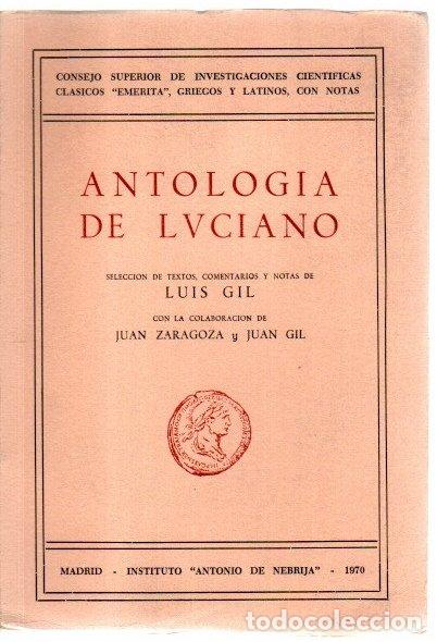 Libros: Antolog&iacute;a de Luciano - NO CONSTA AUTOR