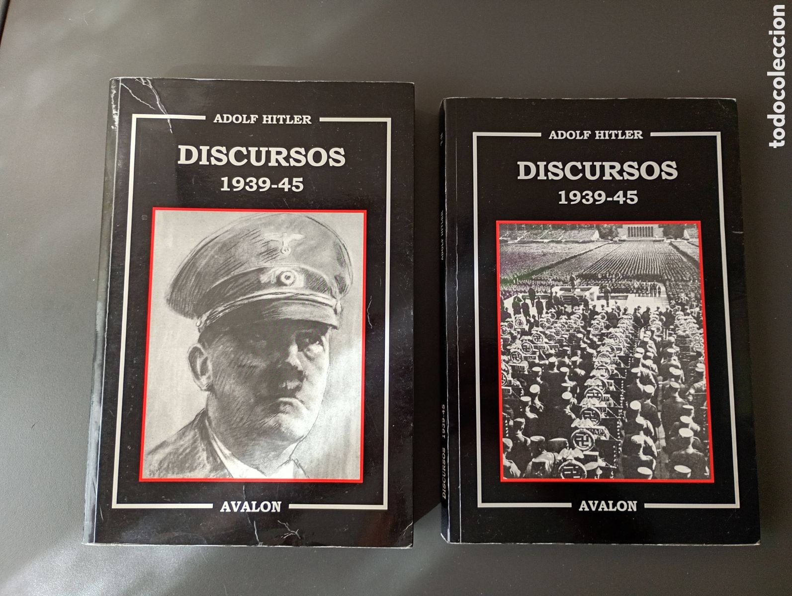 Libros: Discursos 1939-45. Adolfo Hitler.Editorial Avalon