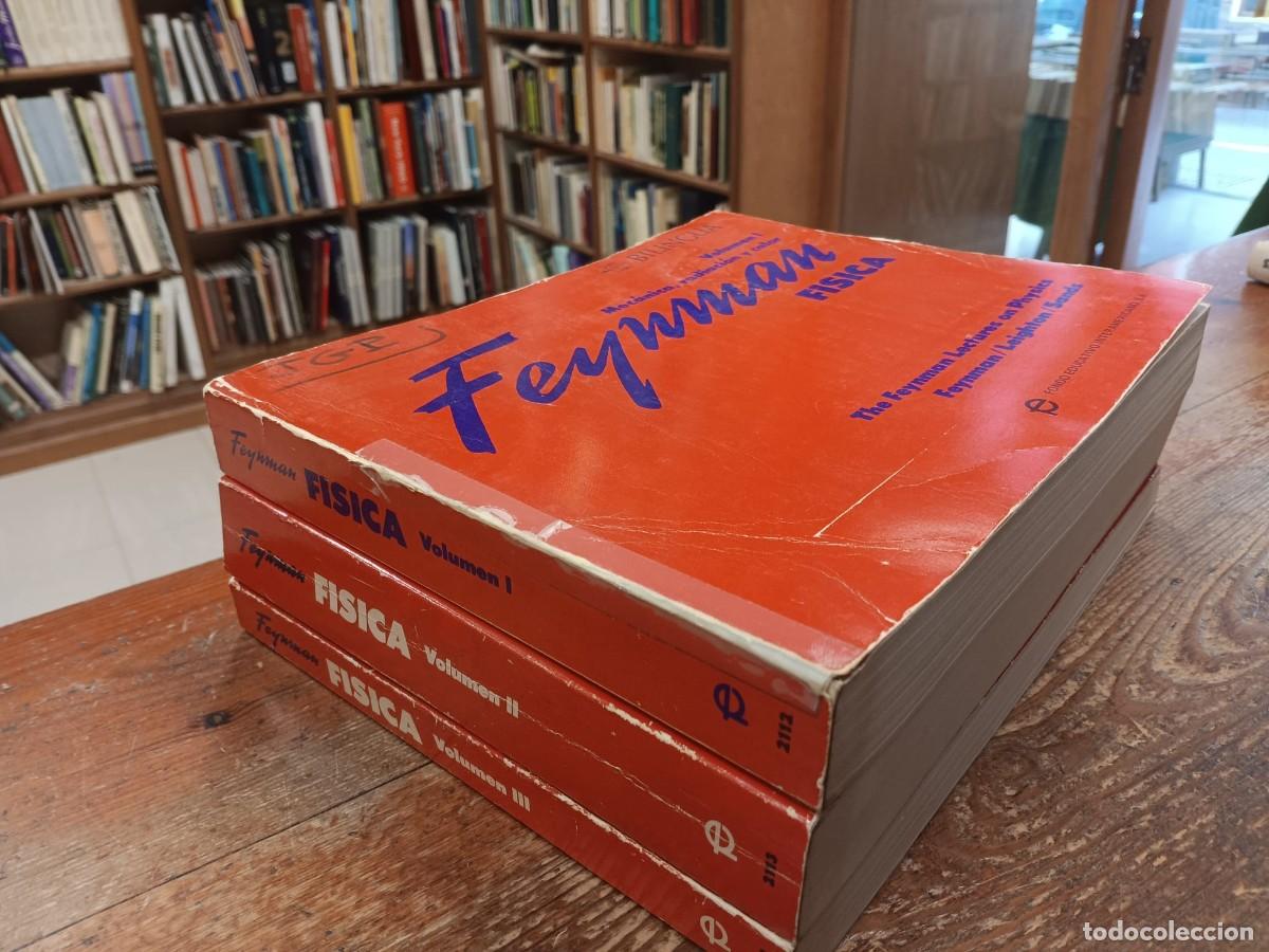 books: FEYNMAN RICHARD P - Lecturas de f&iacute;sica-Lectures on physics. Edici&oacute;n bilingue. 3 tomos. Obra completa