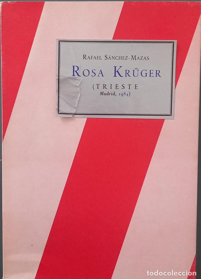 Livros em segunda m&atilde;o: Rosa Kr&uuml;ger - Rafael S&aacute;nchez-Mazas