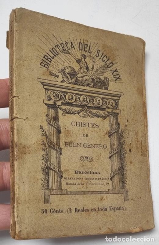 Libros: Chistes de buen g&eacute;nero. Biblioteca del siglo XIX -