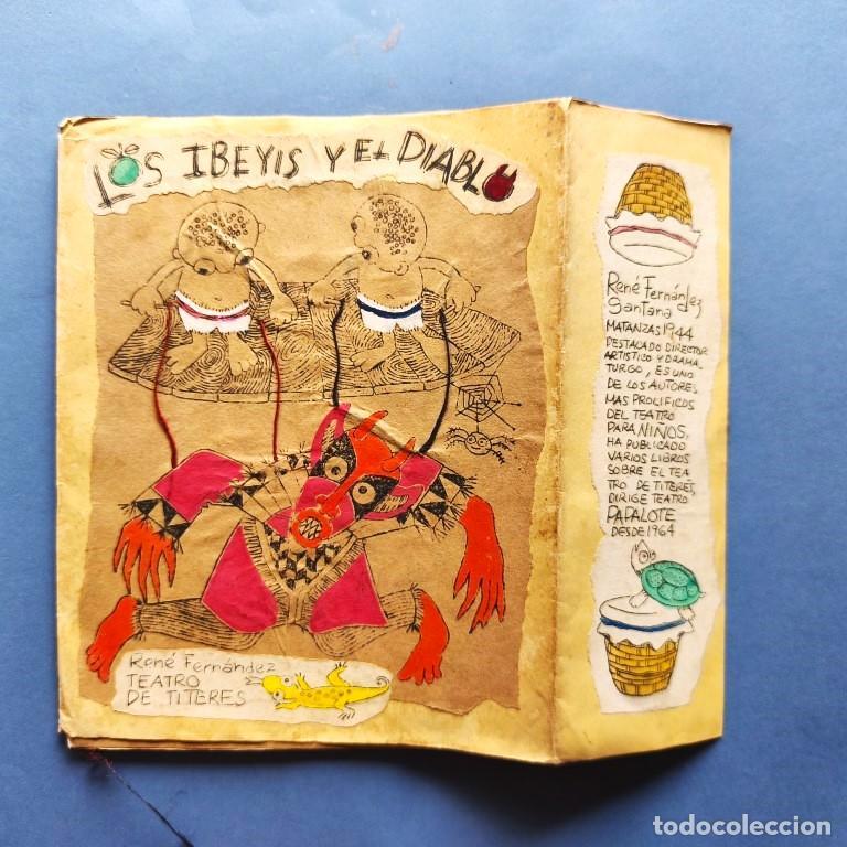 Libros: Los Ibeyis y el Diablo. Teatro de t&iacute;teres. Ilustraciones de Zen&eacute;n Calero. - Fern&aacute;ndez, Ren&eacute;.