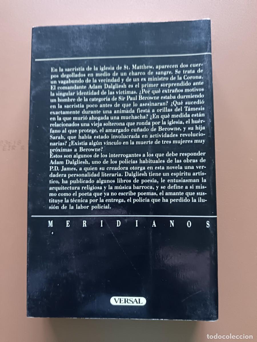 Libros: SABOR A MUERTE - P. D. JAMES - Foto 3