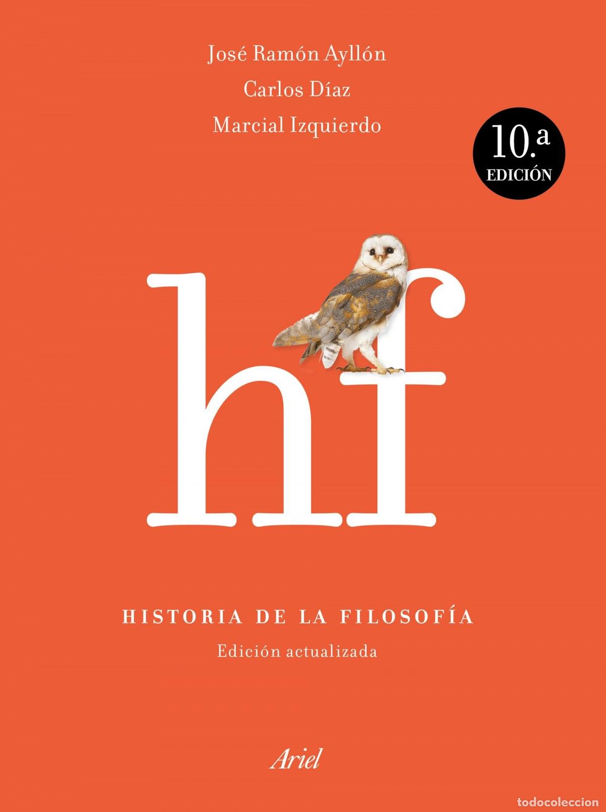 Libros: HISTORIA DE LA FILOSOF&Iacute;A - Ayllon, Jos&eacute; Ram&oacute;n