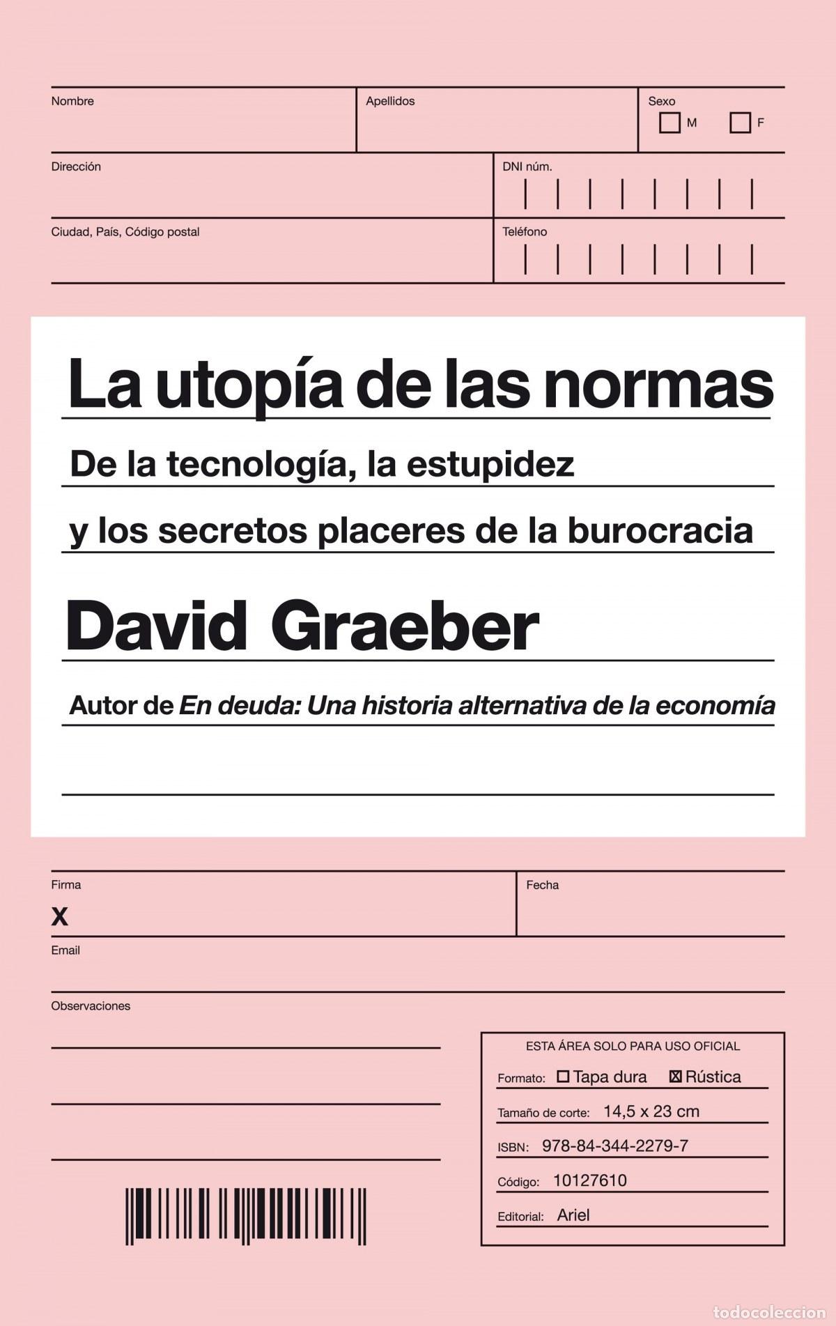 books: La utop&iacute;a de las normas - Graeber, David
