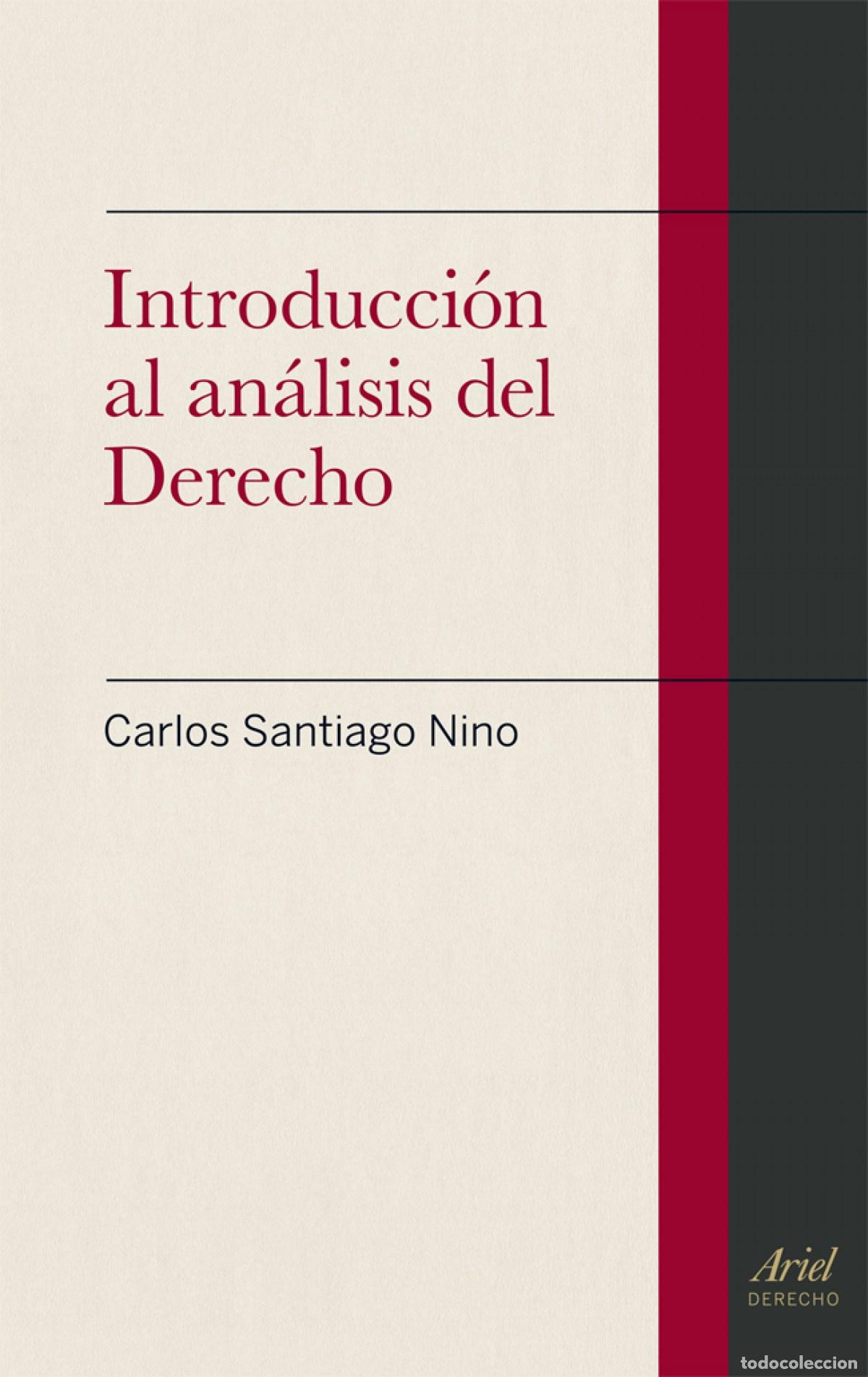 books: Introducci&oacute;n al analisis del derecho - Santiago Nino, Carlos