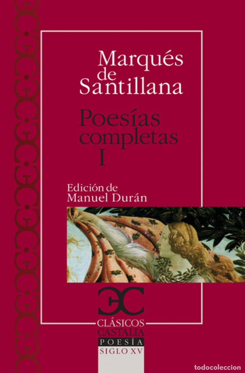 Libri di seconda mano: Poesias completas 1 - Santillana, Marques