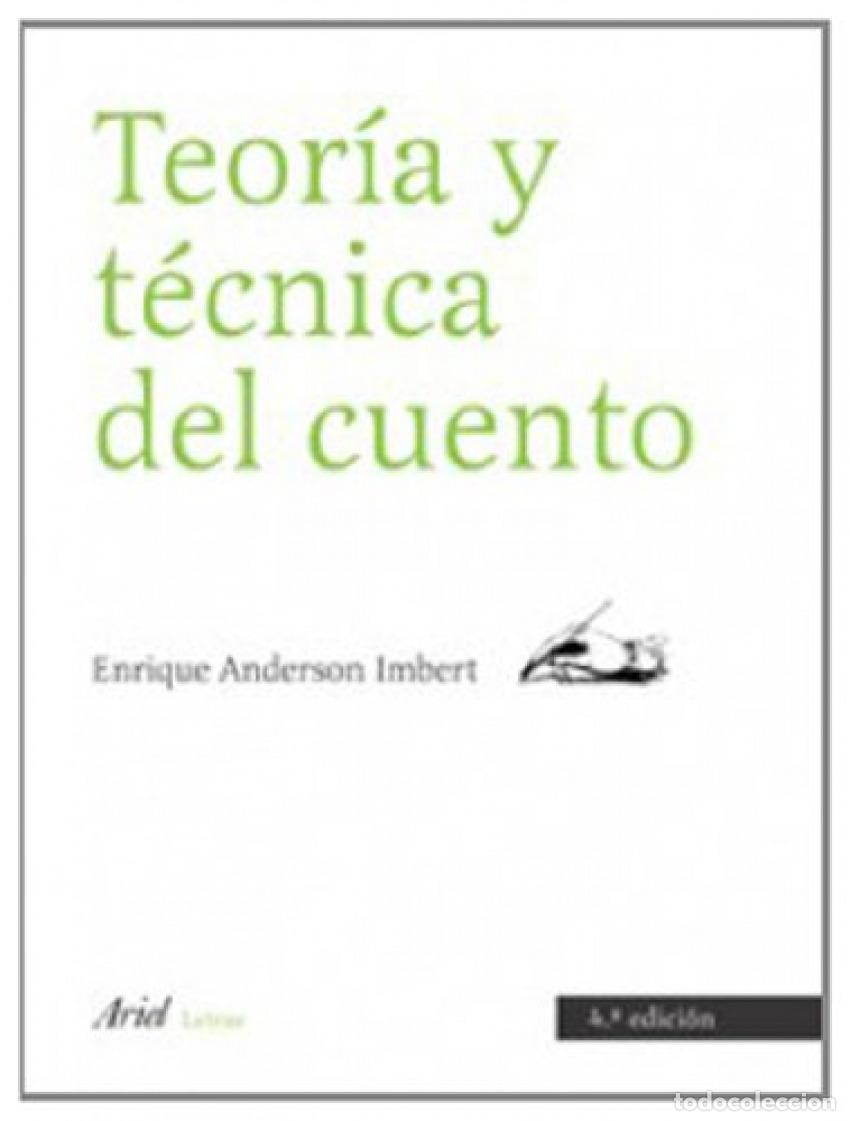 Libros: TEOR&Iacute;A Y T&Egrave;CNICA DEL CUENTO - Anderson Imbert, Enrique
