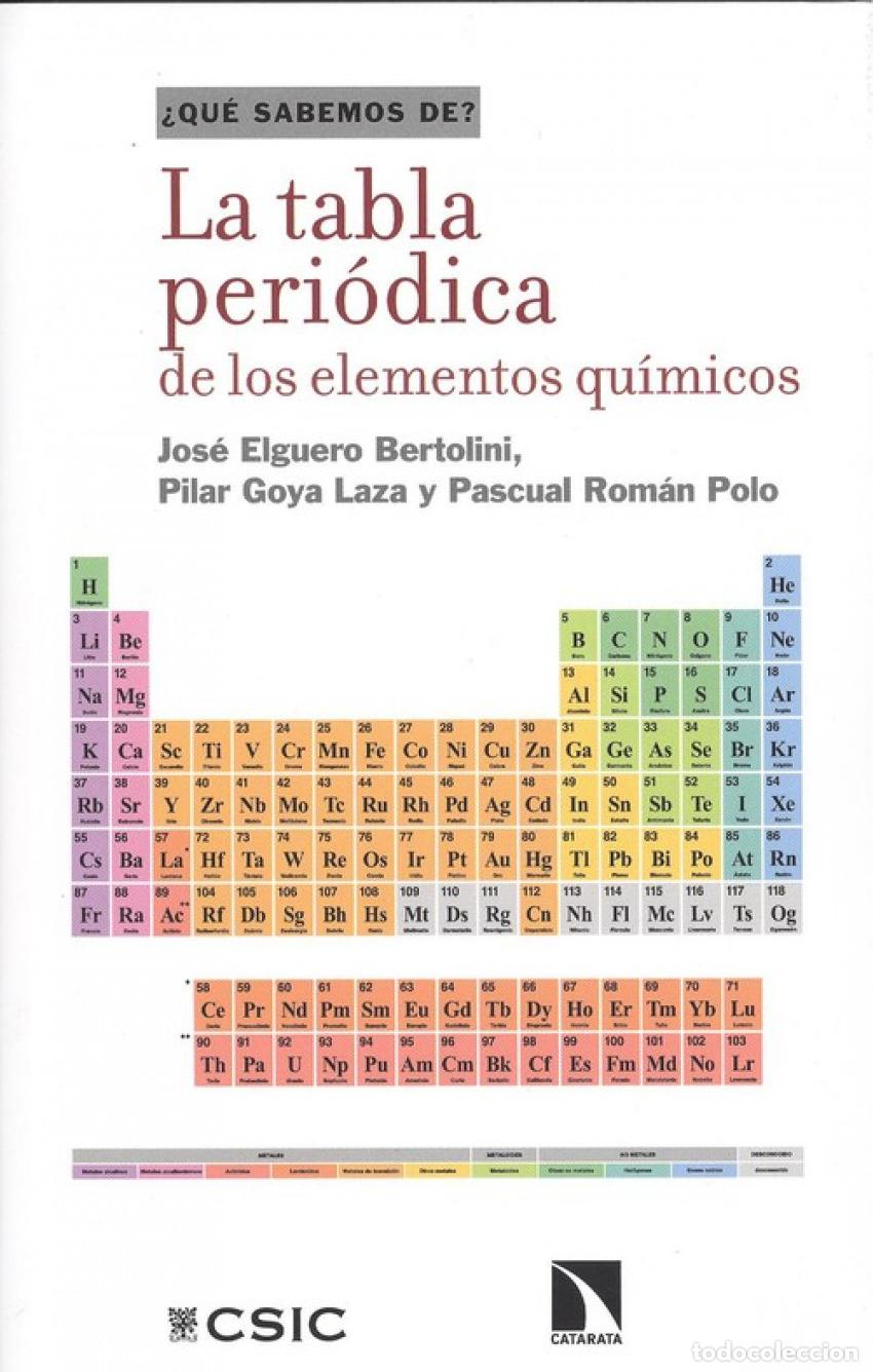Livres: LA TABLA PERI&Oacute;DICA DE LOS ELEMENTOS QU&Iacute;MICOS - VV.AA.