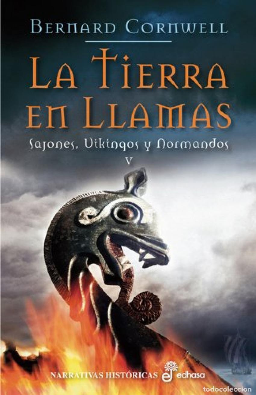 books: La tierra en llamas - Cornwell, Bernard