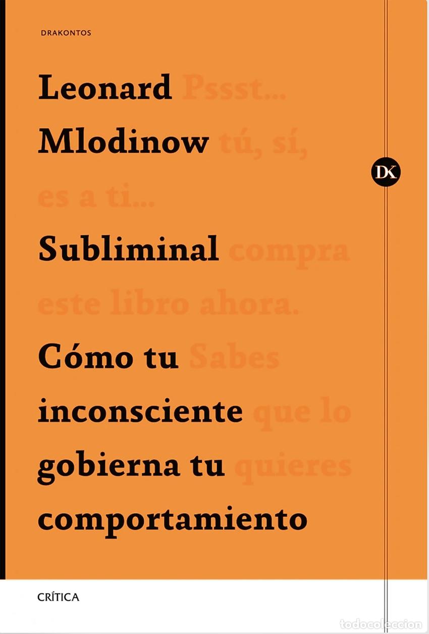 Libros: Subliminal - Mlodinow, Leonard - Foto 1