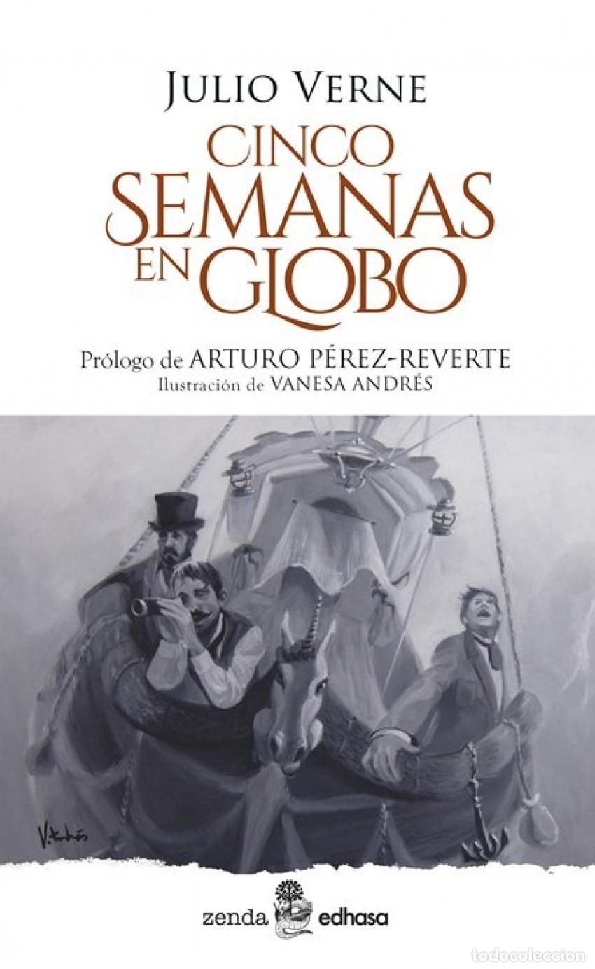 Libros: Cinco semanas en globo - Jules Verne - Foto 1