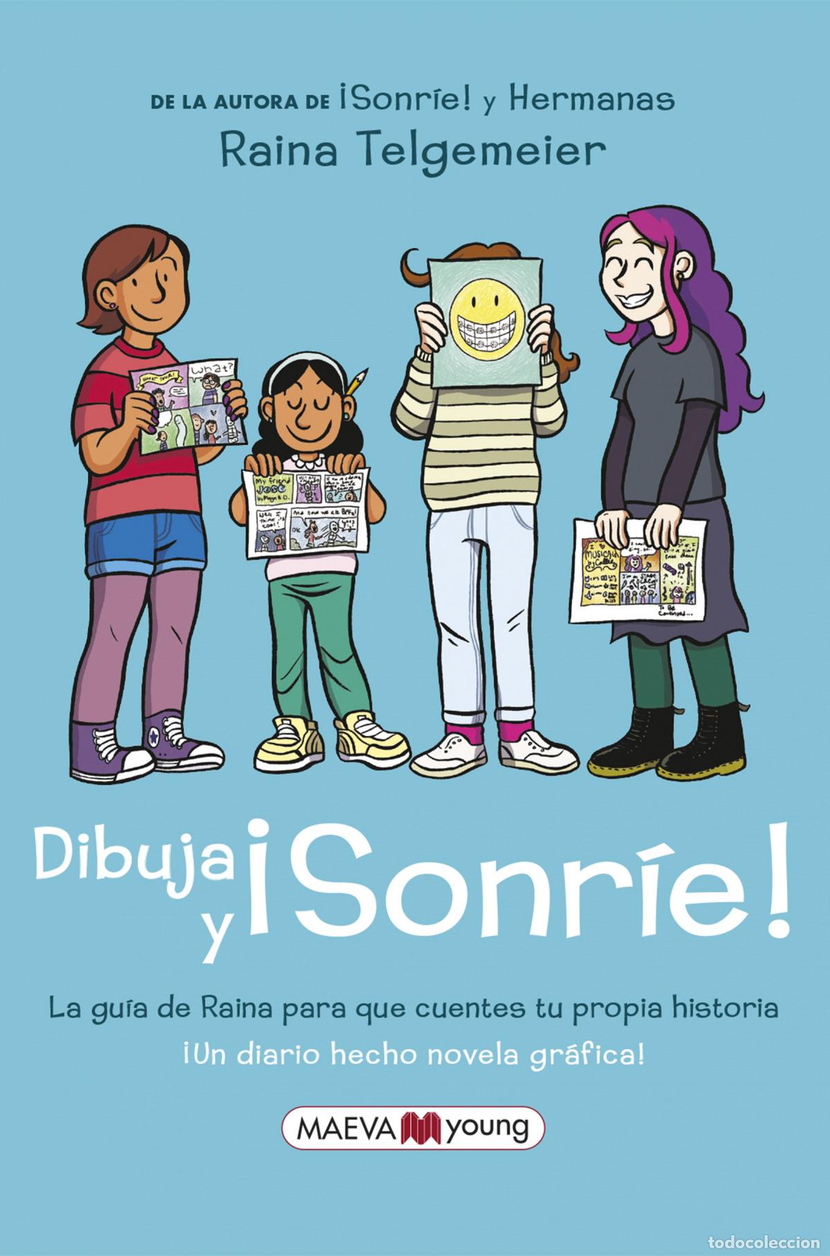 Livres: Dibuja y &iexcl;sonr&iacute;e! - Telgemeier, Raina