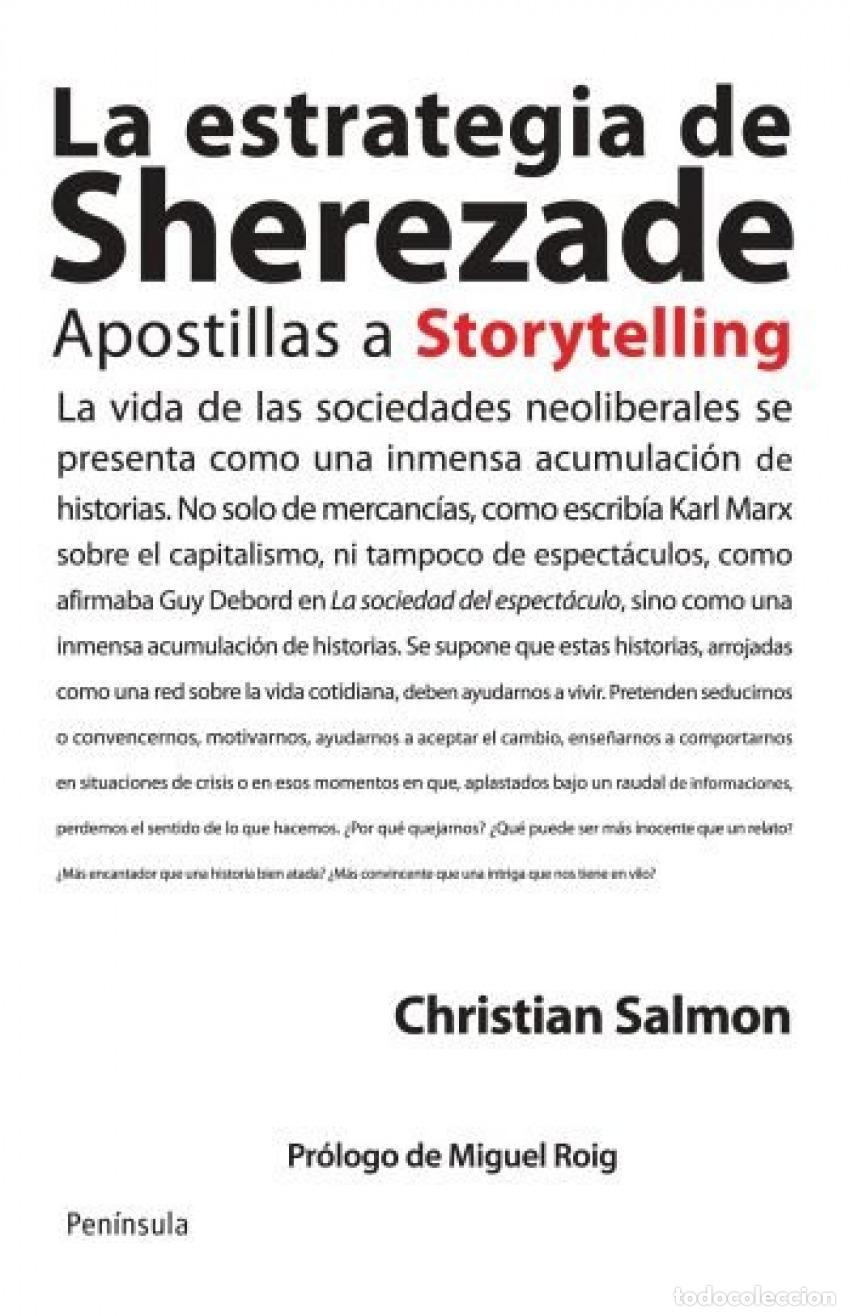 Livros em segunda m&atilde;o: La estrategia de Sherezade - Christian Salmon