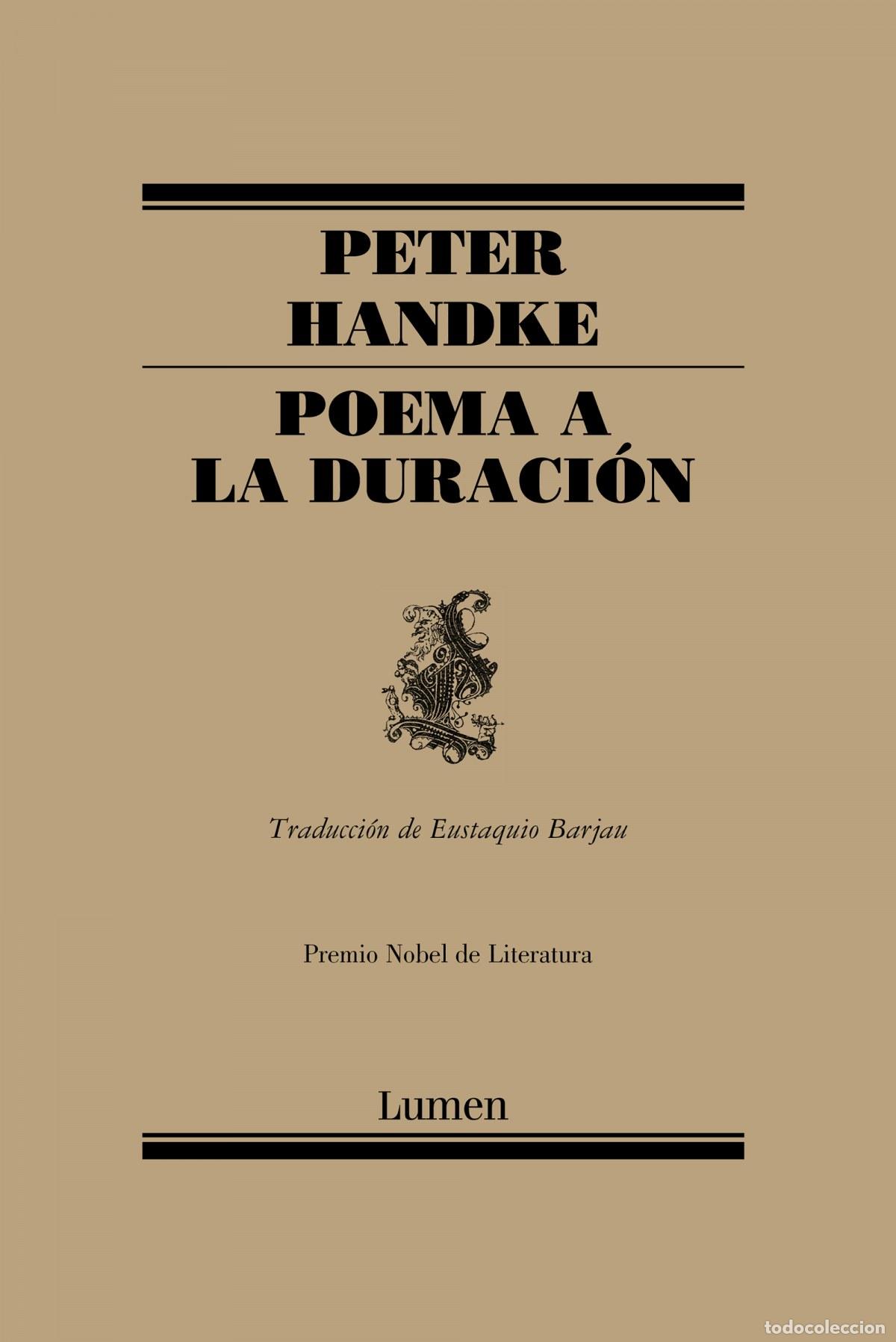 Libros: POEMA A LA DURACI&Oacute;N - Handke, Peter - Foto 1