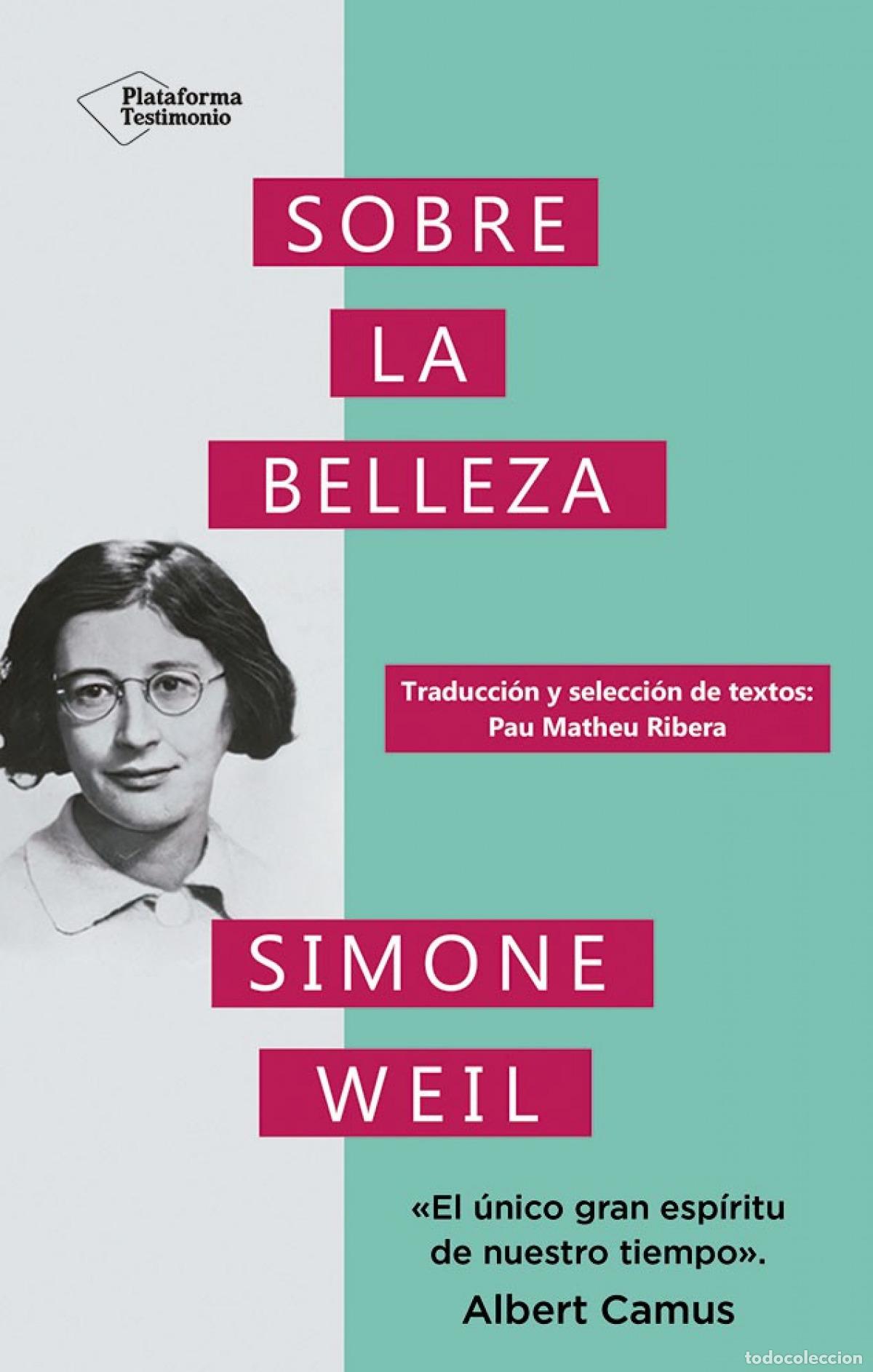 Libros: Sobre la belleza - WEIL, SIMONE - Foto 1