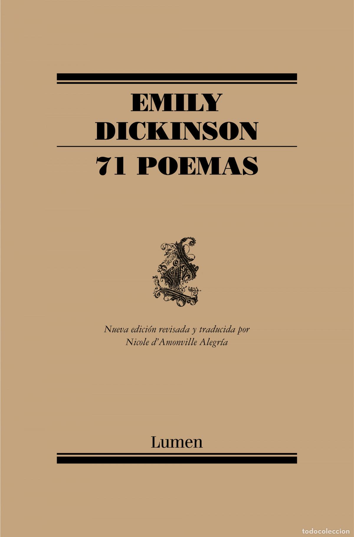 Libros: 71 POEMAS (EDICI&Oacute;N REVISADA) - Dickinson, Emily - Foto 1