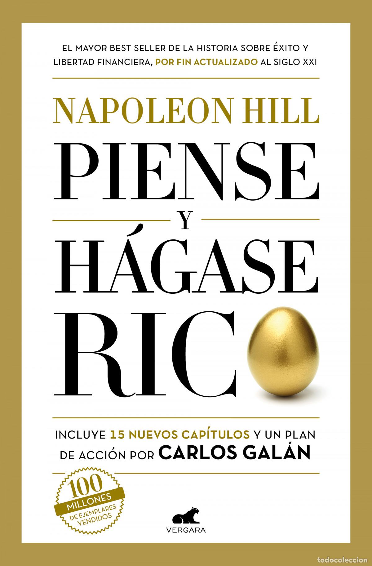 Livros em segunda m&atilde;o: Piense y h&aacute;gase rico - HILL, NAPOLEON