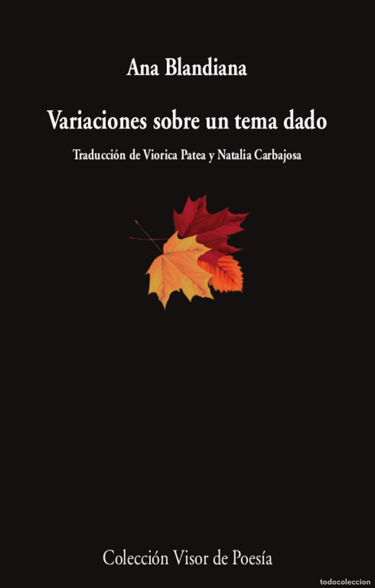 Libros: Variaciones sobre un tema dado - Blandiana, Ana