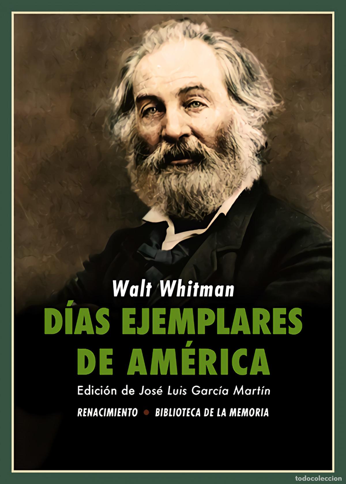 Libri di seconda mano: D&iacute;as ejemplares de Am&eacute;rica - Whitman, Walt
