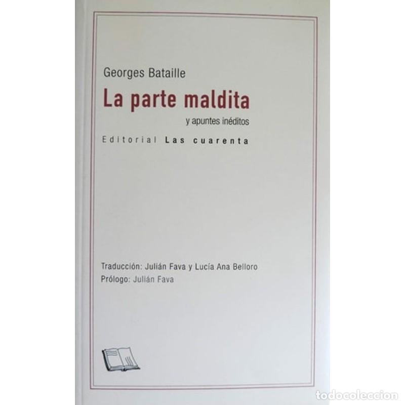 Libros: La parte maldita - Georges Bataille