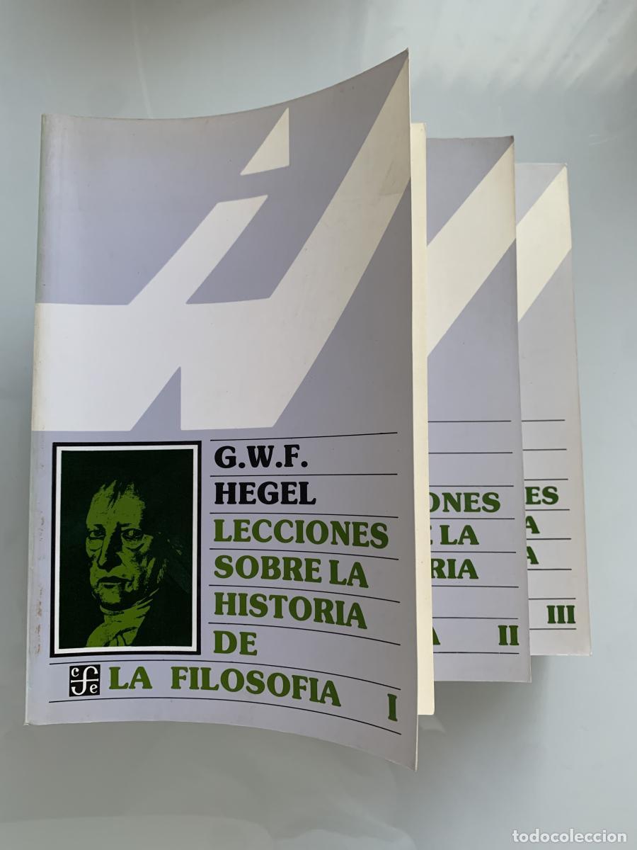 Libros: LECCIONES SOBRE LA HISTORIA DE LA FILOSOF&Iacute;A (3 tomos) - Georg Wilhelm Friedrich Hegel