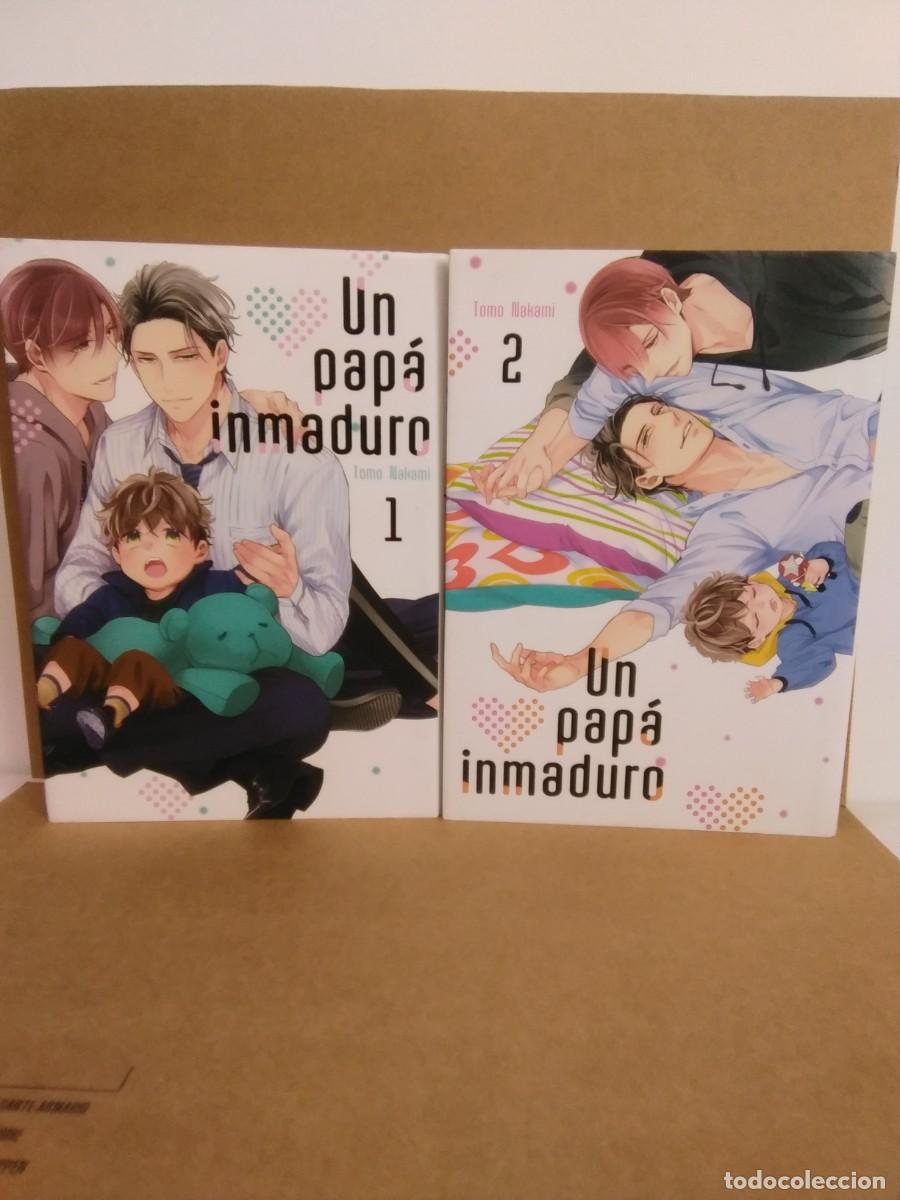 Libros: Un pap&aacute; inmaduro 1 y 2. Tomo Nakami. (Arechi Manga)