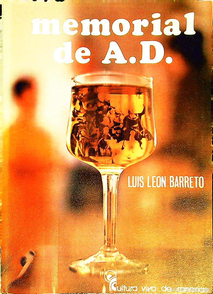 Libros: MEMORIAL DE A.D. - LUIS LEON BARRETO - 1978 - CANARIAS